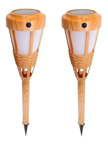 Lámpara Solar 40 Led Antorcha 3 Modos Luz Exterior Ip65 Deco