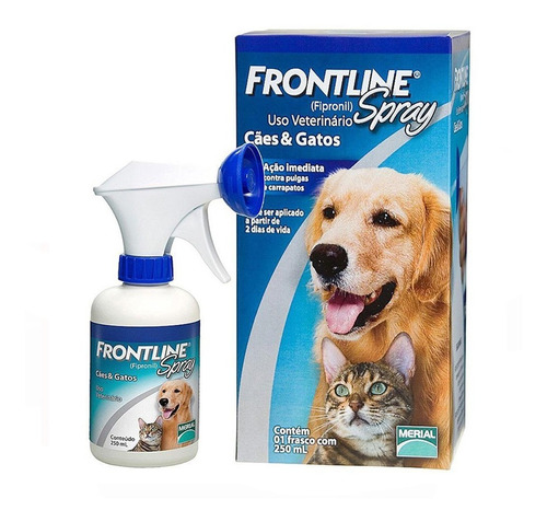 Antipulgas Y Garrapatas Frontline Spray 100ml + Snacks