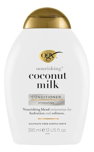 Ogx, Acondicionador Para El Cabello, Sin Sulfatos, Leche De 