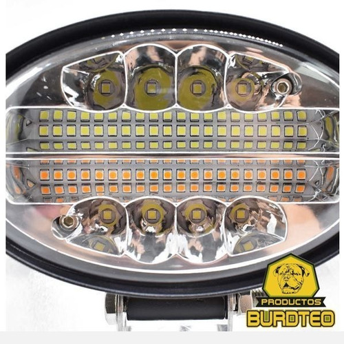 Faro Proyector Oval 48 Led 144w Vehículo Tractor 4x4