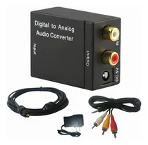 Comprar Convertidor Óptico Rca Kit Cable Óptico + Rca A Auxiliar