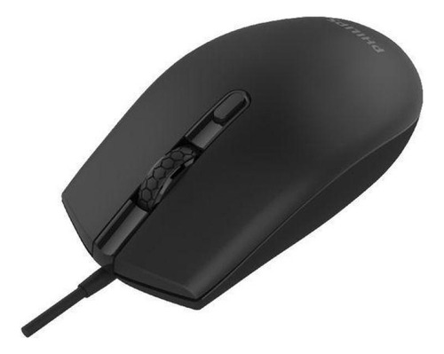 Mouse Óptico Pc Notebook Com Fio Philips