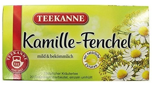 Caja De Tè 3x Teekanne (kamille-fenchel) Manzanilla-hinojo 