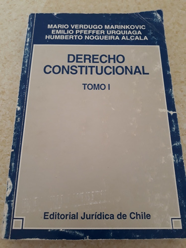 Derecho Constitucional Tomo 1 Verdugo Pfeffer Nogueira (Usado)