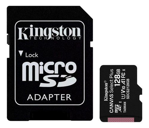 Tarjeta Memoria Micro-sd Kingston Capacidad 128gb Clase 10