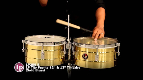 Timbal Tito Puente Lp 12 Y 13 Pulgadas Lp255bz Bronce