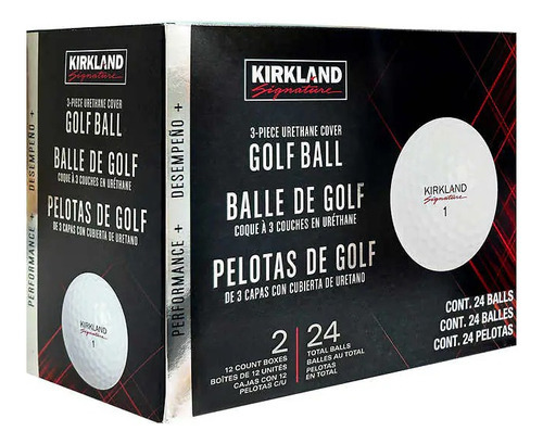 Pelotas De Golf Kirkland Performance Importadas 24 Piezas