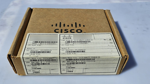 Cisco Ucs-mkit-164rx-d 32gb 2x16gb Pc3-10600 Ddr3 Memoria