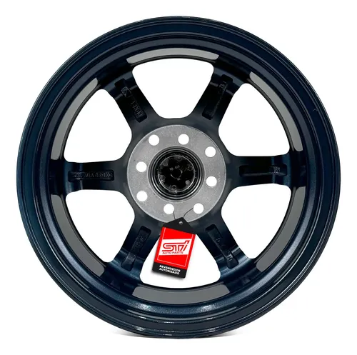 Jogo Roda Tokyo Aro 15 Tala 8 4x114 Offset 0 Cor Azul Jdm