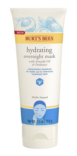 Mascarilla Facial Burts Bees Hidratante Nocturna 70gr