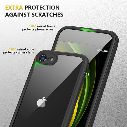 .funda Case For iPhone SE 2020/2022 Uso Rudo Cubierta Rígida