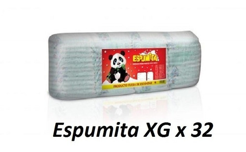 Pañal Espumita Xg X 32