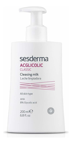 Sesderma Acglicolic Classic Leche Limpiadora, 6.8 Fl Oz