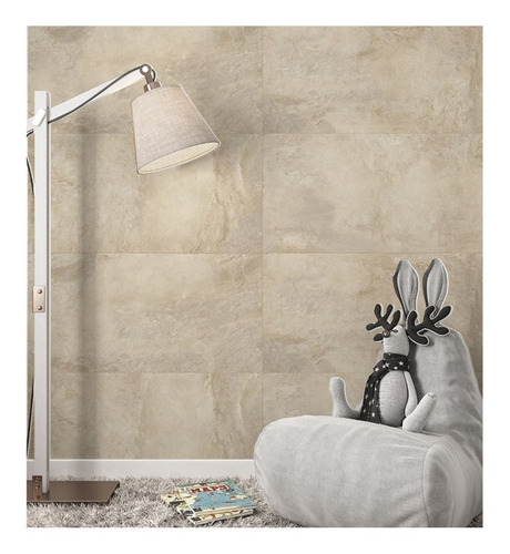 Imagen 3 de 5 de Porcelanico Tendenza 60x120 Bone Rectificado X Metro