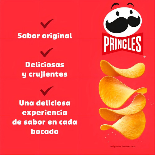 Papas Fritas Pringles Grande 124 g