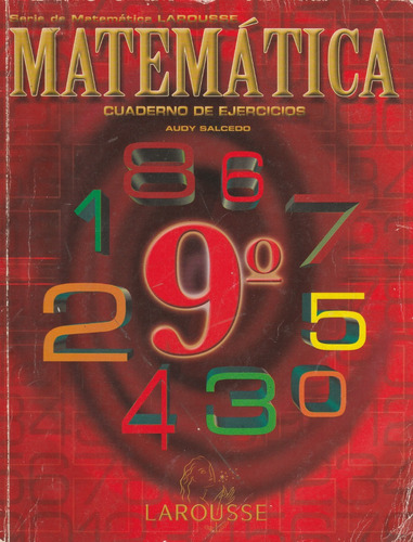 Matematica Cuaderno De Ejercicios Audy Salcedo 9 Grado Larou