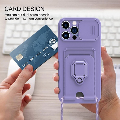 Funda For Xiaomi Redmi Con Protección De Cámara Y Soporte