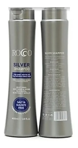 Shampo Violeta Silver Rocco. 400ml Libre De Sal