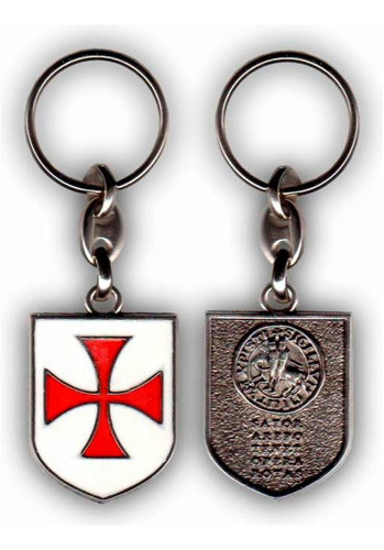 Llavero Templario Cruzado Escudo Medieval Cruz Magic