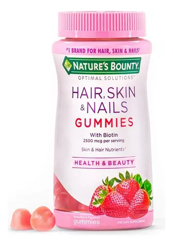 Nature Made - Gomitas vitamínicas para el cabello, piel y uñas, para  adultos, 90 u.