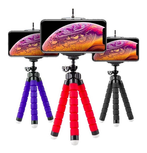 Imagem 1 de 6 de Mini Tripe Celular Camera Youtuber Pedestal Universal Selfie