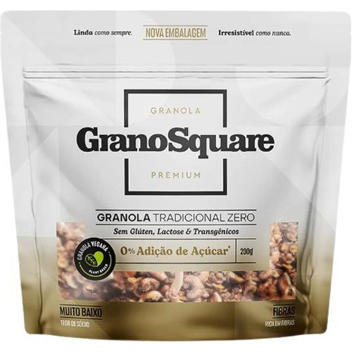 Granola Premium Sem Glúten Granosquare 200g Kit 3x