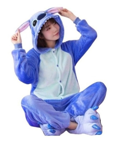 Pijama Enteros Stitch Pijamas Disfraz Enterito Niños Adultos