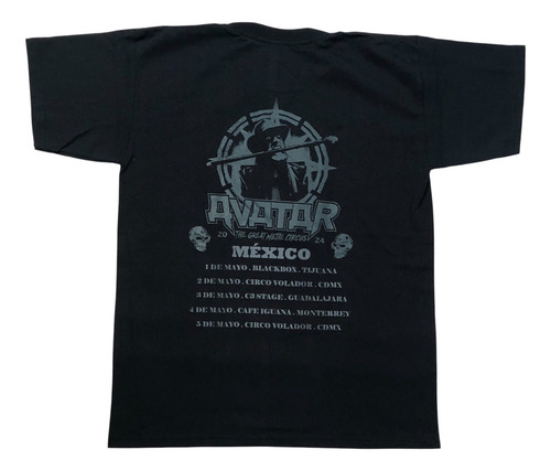 Playera Avatar, Av01, Rock Metal, Camiseta, Playera