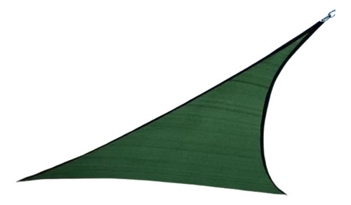 Toldo Vela Malla Sombra Impermeable Triangular 3,6mt  Verde