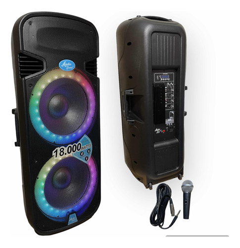 Cabina Activa 15 Pulgadas Doble Audio Sound + Microfono