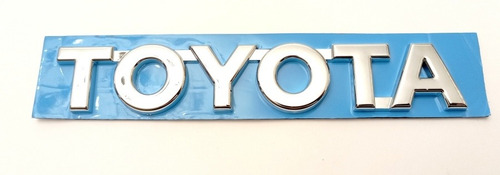 Emblema Insignia Toyota Autoadhesivo 16x2.5 Cms Plástico 