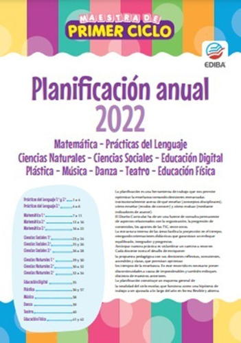 Planificación Anual 2022 Primer Ciclo Febrero 2022 Digital