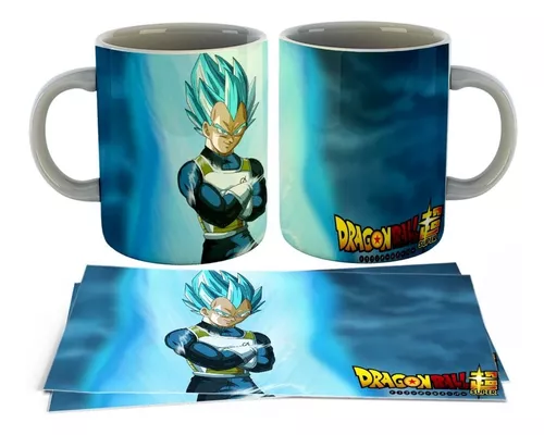 Caneca de Porcelana Dragon Ball Z Com Nome Super Saiyajin