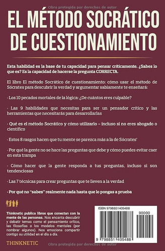 Libro: El Método Socrático De Cuestionamiento Spanish