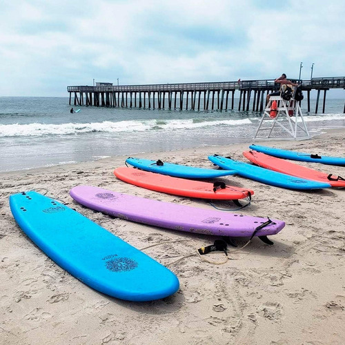 Malibu Beginners Tabla De Surf Suave Azul Ews