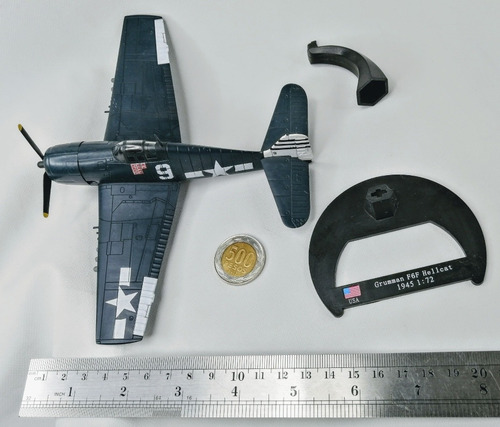 Miniatura Diecast En Escala 1/72, Grumman F6f Hellcat 1945