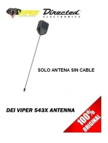 Antena Dei Viper 543x Alarma Auto / Sin Cable (Usado)