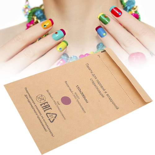 Nuevo Bolsa De Esterilización Para Herramientas De Uñas,