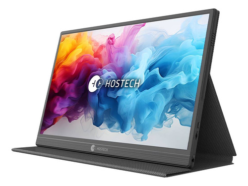 Monitor Portatil Hostech 15.6 Fhd 1920*1080 (htmop1b) Color Gris Oscuro