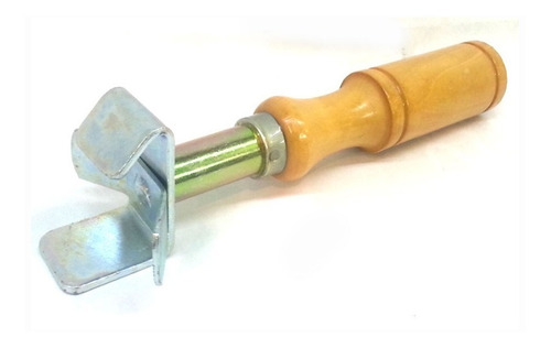 Imagen 1 de 4 de Agarradera Saca Fuentes 22 Cms Acero Inoxidable Madera