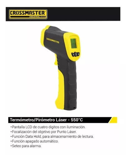 Termometro/pirometro Laser A Distancia 550º Crossmaster
