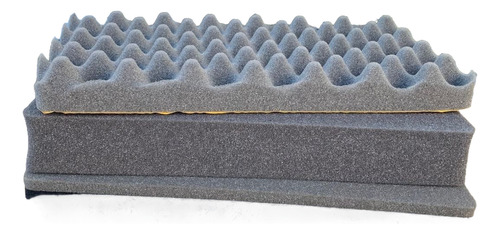 Espuma Case Mp-0015 Serrilhada Em Cubos Para Sua Adaptação