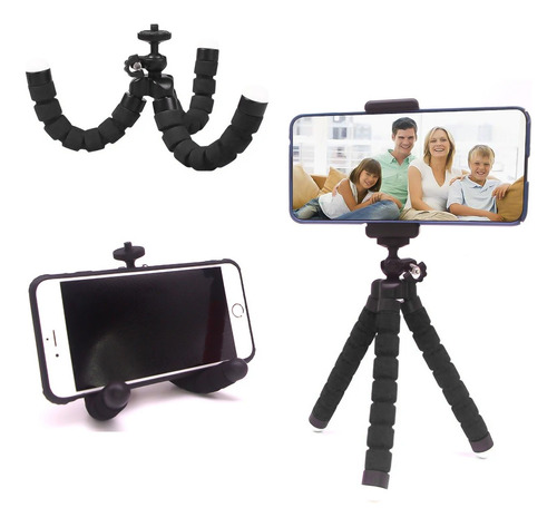 Mini Trípode Celular Selfie Flexible Flexi Pod Giratorio