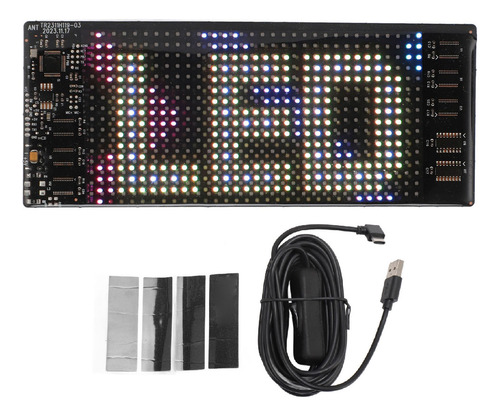 Señal Led Programable Para Coche, Panel Flexible, Control De
