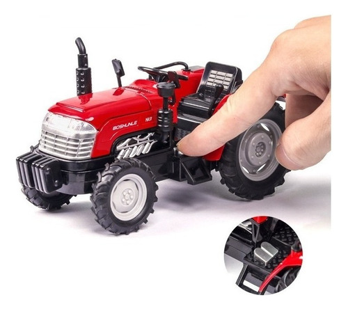 Juguetes For Niños Farm Tractor 1:32 Farmer Cart