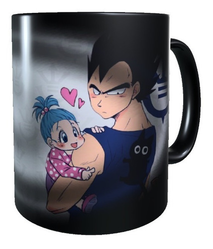 Taza Mágica, Regalo Día Del Padre, Papi Eres Como Vegeta..