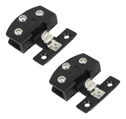 2x De Vidrio Muebles De Hardware Reemplazo De Hardware Negro