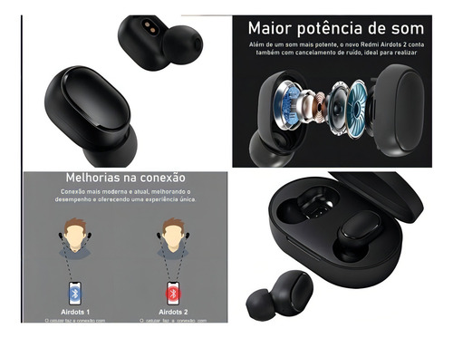 Auriculares Redmi Airdots 2 Bluetooth 5.0 Color Negro