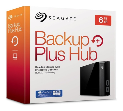 Seagate Backup Plus Hub Disco Externo De 6 Tb Para Pc O Mac