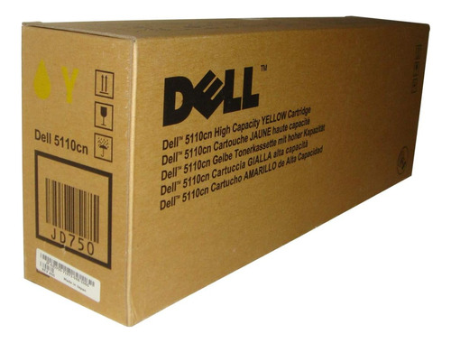 Dell Jd750 Oem Tóner - 5110cn Tóner Amarillo De Alto Ren1809